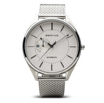 Bering Escandinava Automático Milanesa Plata 16243-000