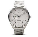 Bering Escandinava Automático Milanesa Plata 16243-000