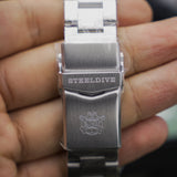 Steeldive Automático Tortuga plata/negro SD1970