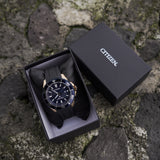 Citizen Eco-Drive Promaster Marine Series Oro rosa/Azul BN0196-01L