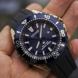 Citizen Eco-Drive Promaster Marine Series Oro rosa/Azul BN0196-01L