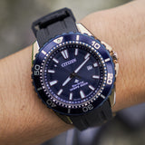 Citizen Eco-Drive Promaster Marine Series Oro rosa/Azul BN0196-01L