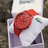 Lacoste 12.12 Casual Sport Rojo 42mm 2010988