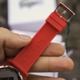 Lacoste 12.12 Casual Sport Rojo 42mm 2010988