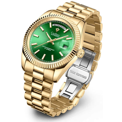 Cadisen Automático Presidente Dorado/Verde C8214