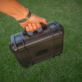 Estuche para 8 relojes tipo maletín diseño estilo táctico de plástico rígido