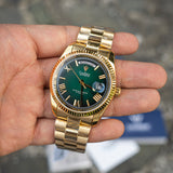 Cadisen Automático Presidente Dorado/Verde C8214
