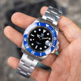 Steeldive Sub Dive Automático Plata/Azul/Negro SD1953