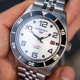 Torgoen T53 Diver Automático Suizo Plata Cream TN-1295