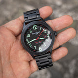 Torgoen T56 Khaki Steel Automático suizo Negro TN-1298
