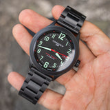 Torgoen T56 Khaki Steel Automático suizo Negro TN-1298
