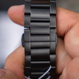 Torgoen T56 Khaki Steel Automático suizo Negro TN-1298