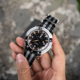 Corgeut Diver Automático 007 Spectre Plata/Nato OM-300