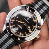 Corgeut Diver Automático 007 Spectre Plata/Nato OM-300