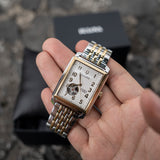 Bulova Classic Sutton Automático Open Heart Bitono 98A308