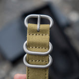 Fractal field Automático minimalista Militar Plata/Olivo F001