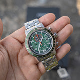 Citizen Eco-Drive Brycen Crono Plata y Verde CA0851-56X