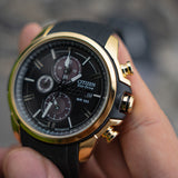 Citizen Eco drive Chronograph Date Dorado CA0422-01E