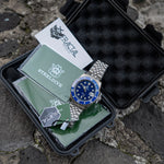 Steeldive Sub Dive Automático Plata/Azul SD1953