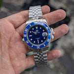 Steeldive Sub Dive Automático Plata/Azul SD1953