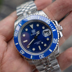 Steeldive Sub Dive Automático Plata/Azul SD1953