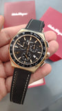 Salvatore Ferragamo 1898 Chrono Sport Dorado y negro SFUI01021