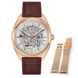 Bulova Classic Skeleton Automático Oro rosa 97A175