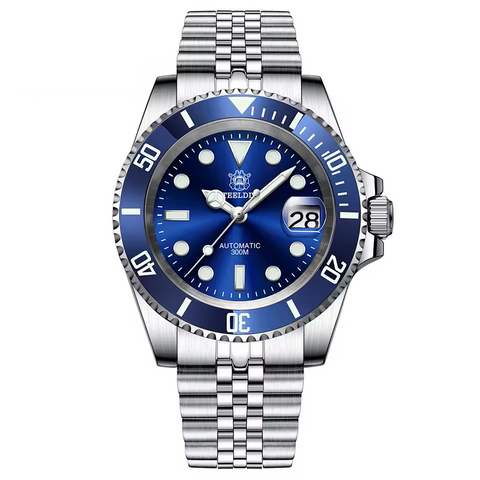 Steeldive Sub Dive Automático Plata/Azul SD1953