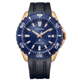 Citizen Eco-Drive Promaster Marine Series Oro rosa/Azul BN0196-01L
