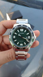 Citizen Eco-Drive Sports plata/verde AW1701-56X