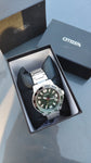 Citizen Eco-Drive Sports plata/verde AW1701-56X