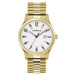 Caravelle by Bulova Traditional dorado y blanco 44B117