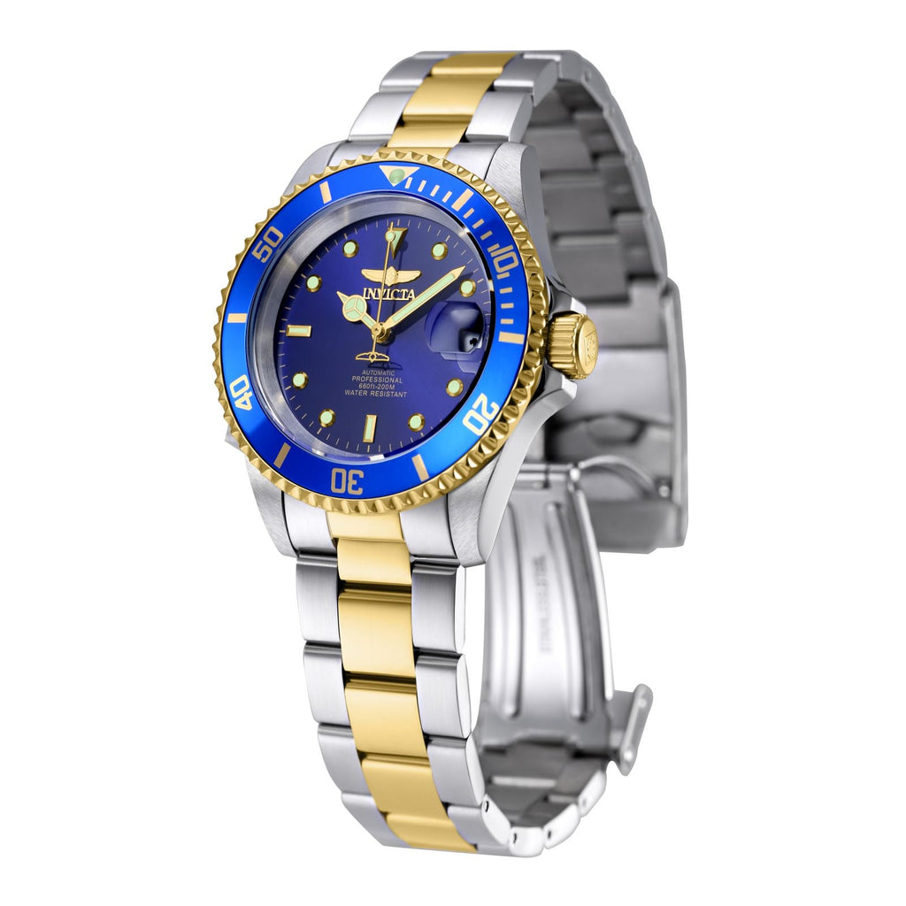 Invicta Pro diver Automático Plata/azul/oro 8928OB – Fractal Relojes