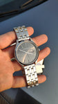 Caravelle by Bulova Indicator plata y gris 43B157