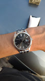 Caravelle by Bulova Indicator plata y gris 43B157