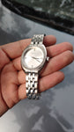 Caravelle by Bulova Retro plata y cristales 43L214