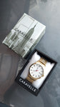 Caravelle by Bulova Traditional dorado y blanco 44B117