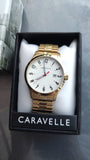 Caravelle by Bulova Traditional dorado y blanco 44B117