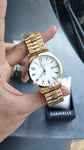 Caravelle by Bulova Traditional dorado y blanco 44B117