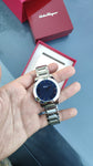 Salvatore Ferragamo Classic 1898 Plata y dial azul SFPE00719