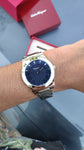 Salvatore Ferragamo Classic 1898 Plata y dial azul SFPE00719